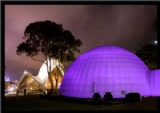 dome building inflatable igloo