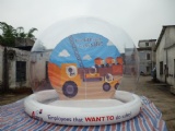 inflatable clear globe for holiday decoration