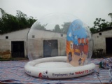 inflatable clear globe for holiday decoration