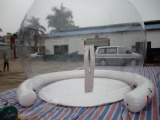 inflatable clear globe for holiday decoration