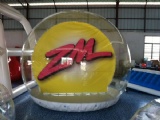 Size：3.6m diameter                                                                      Weight:35kgs                                                                          Material:clear PVC&PVC tarpaulin