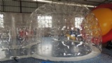 clear inflatable dome tent