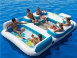 inflatable floating island