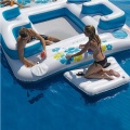 inflatable floating island