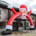 Inflatable santa claus arch