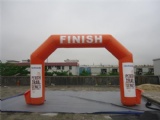 Finish and start Inflatable arch way