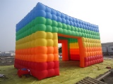 Inflatable Rainbow Cube Tent