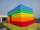 Inflatable Rainbow Cube Tent