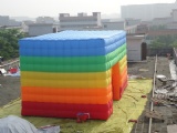 Inflatable Rainbow Cube Tent