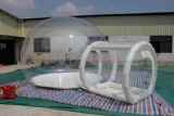 Size: 4m diameter for the globe
Material: Clear PVC&PVC tarpaulin
Package: 50x50x98cm/65kg
Color & Size:can be customized
