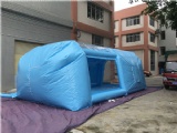 Total footprint: 8mLx4.8mLx3mH
Workspace: 7mLx4mWx2.6mH
Material: PVC tarpaulin
Weight: about 110kgs
Packing: 67x63x107cm