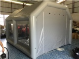 inflatable spray tent