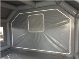 Portable inflatable painting booth