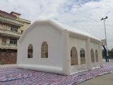 Portable inflatable party event tent