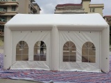 Portable inflatable party event tent