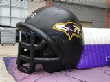 Inflatable Football Helmet Tunnel, Large Inflatable Football Helmet for Sport Game