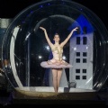 inflatable dance snow globe