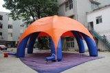 Inflatable 6 legs spider dome tent