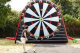 Inflatable Velcro Soccer Football Darts with Balls