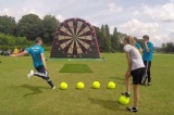 Inflatable Velcro Soccer Football Darts with Balls