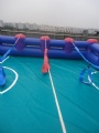 Inflatable soccer football arena with bandage sport game