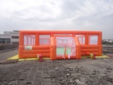 Orange Inflatable Soccer Football Sports Pitches