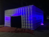 Inflatable haunted house with LED light